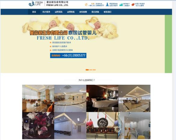 泰國曼谷醫療網站建設